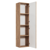 vysoka zavesna skrinka bello oak craft otvorena