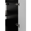 Skrinka pod umývadlo FLOW BLACK 802D | 80 cm detail praktickeho prevedenia