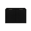 Skrinka pod umývadlo FLOW BLACK 802D | 80 cm