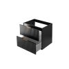 Skrinka pod umývadlo FLOW BLACK 82-60 | 60 cm praktické otvorené zásuvky