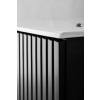 Skrinka pod umývadlo FLOW BLACK 82-60 | 60 cm a praktické prevedenie rohov