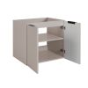 Skrinka pod umývadlo FLOW Cashmere 60 2D | 60 cm otvorene dvierka