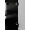 Skrinka pod umývadlo FLOW Black 60 2D | 60 cm prakticke prevedenie