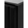 Skrinka pod umývadlo FLOW Black 60 2D | 60 cm detail ryhovania