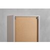 Závesná skrinka do kúpeľne FLOW Cashmere 68 cm zadna strana skrinky