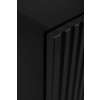 Závesná skrinka do kúpeľne FLOW Black 68 cm detail drazkovania