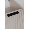 Skrinka pod umývadlo FLOW Cashmere 40 1D | 40 cm cierna uchytka