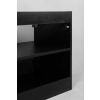 Skrinka pod umývadlo FLOW Black 40 1D | 40 cm zadna strana