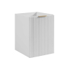Skrinka do kúpeľne FLOW White 40 1D s košom | 40 cm