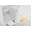 Skrinka do kúpeľne FLOW White 40 1D s košom | 40 cm pohlad z vrchu