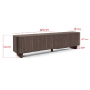 ARTZEN tv stolik 180 orech lincoln rozmery