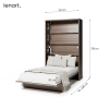 BED CONCEPT dub dunin postel bc 02 rozmery