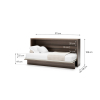 BED CONCEPT dub dunin postel BC 06 90cm rozmery