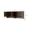 BED CONCEPT dub dunin nadstavec bc 10 rozmery