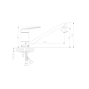 TRIXAN ABME1511M2 bateria chrom rozmery