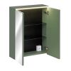 GREEN UN 84 60 2d zrkadlova skrinka otvorena
