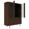 OVALIA dub dunin vitrina 2F2S otvorena
