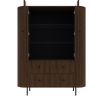 OVALIA dub dunin vitrina 2F2S vysoka