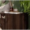 OVALIA dub dunin nocny stolik detail