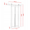 QUDIO M1 70CM dvere posuvne