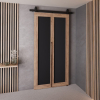 QUDIO M1 80CM dvere posuvne dub craft zlaty cierna