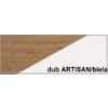 Nádherné farebné prevedenie dub artisan / biely lesk, kolekcie nábytku MAXIMUS